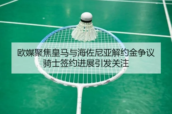 欧媒聚焦皇马与海佐尼亚解约金争议 骑士签约进展引发关注